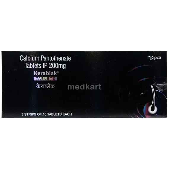 kerablak 200mg tablet 10's